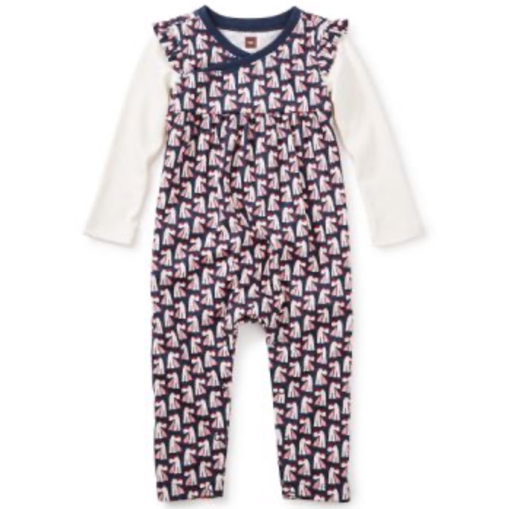 Tea Collection romper size 12-18 months